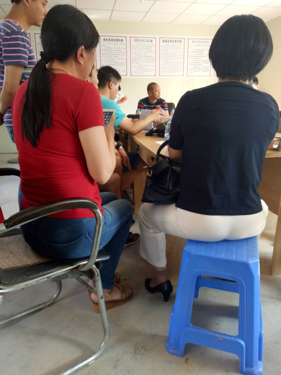 2017年6月12日福州市質量安全監督站對福建經濟學校施埔校區綜合實訓樓建設項目檢查指導